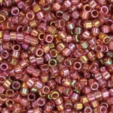 Miyuki delica Beads 11/0 - Dark topaz rainbow gold luster DB-103